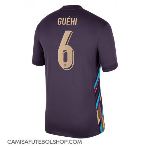 Camisa de time de futebol Inglaterra Marc Guehi #6 Replicas 2º Equipamento Europeu 2024 Manga Curta